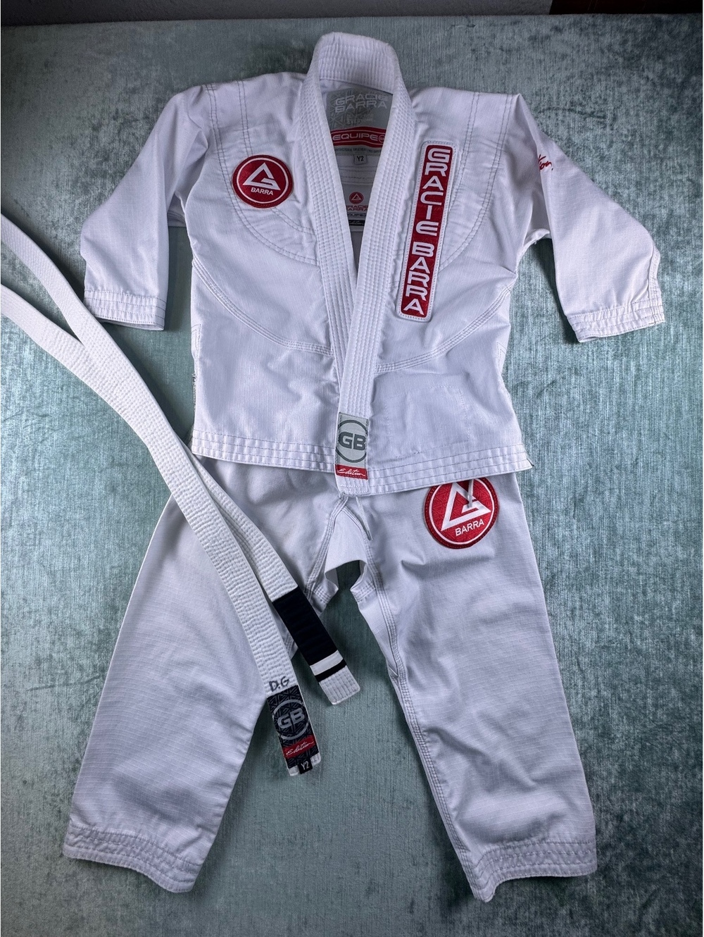 Gracie Barra Equipe GB Edition Youth Y2 BJJ Gi + Belt